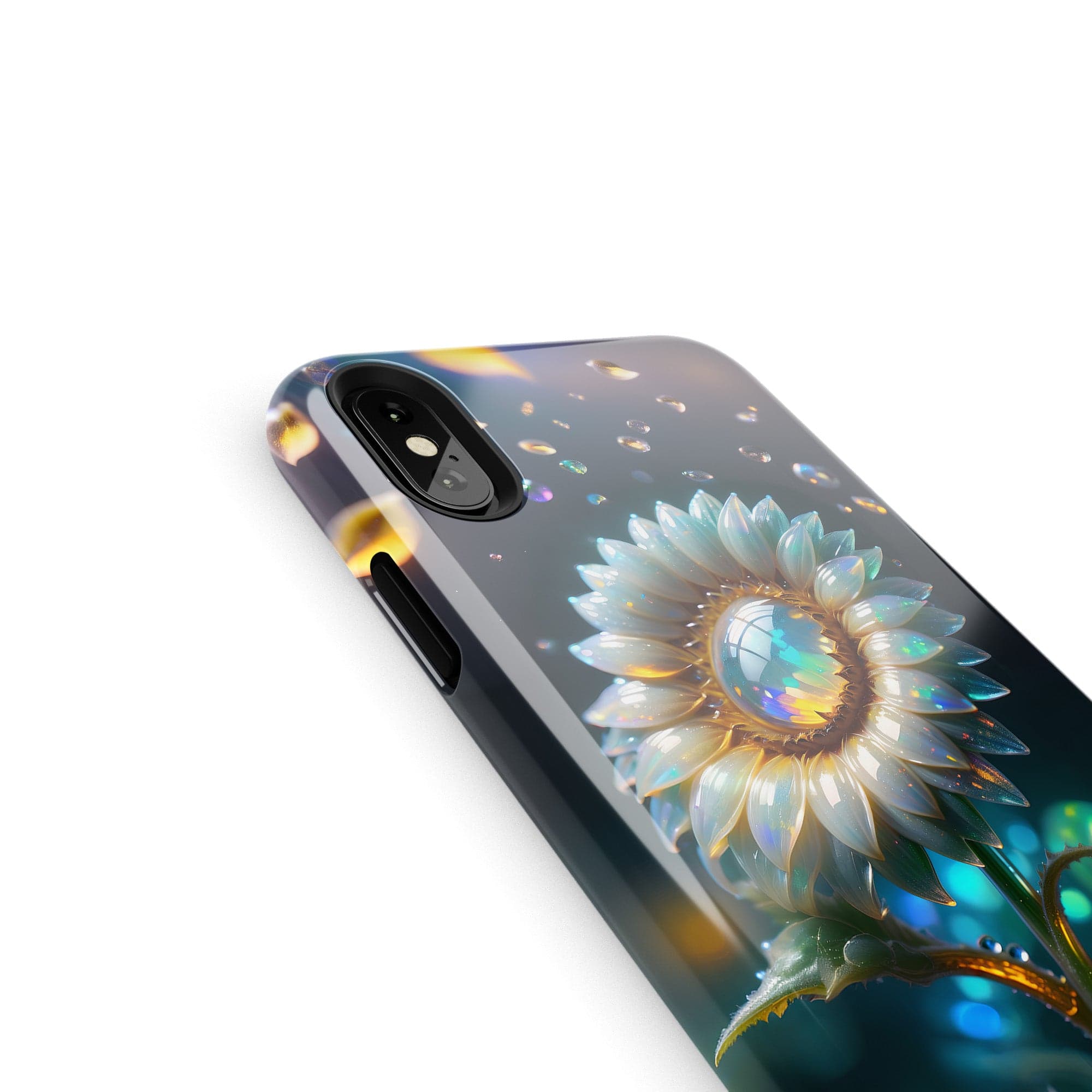 Sunshower | Crystal Flower Sunflower Case for iPhone XS Max