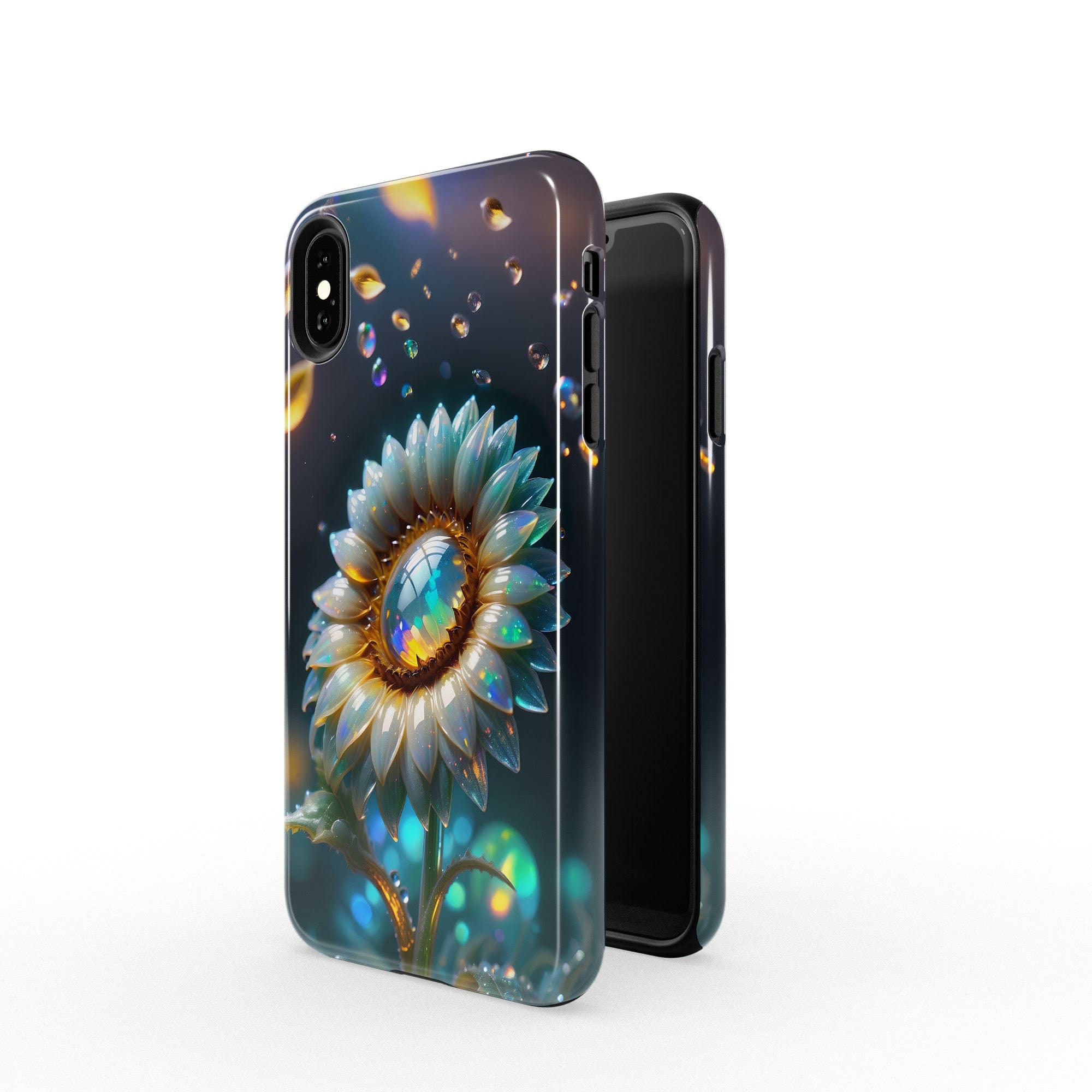 Sunshower | Crystal Flower Sunflower Case for iPhone XS Max