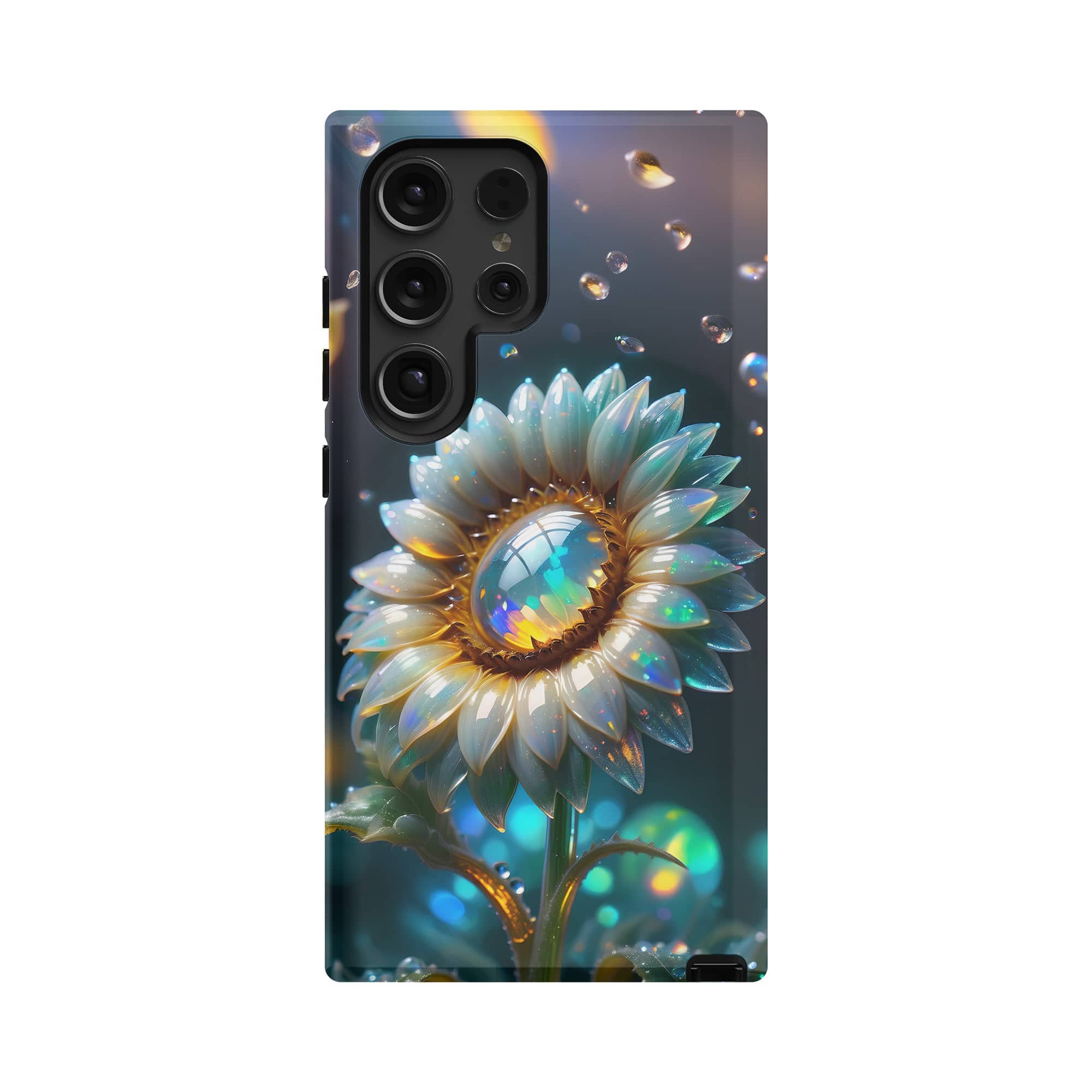 Sunshower | Crystal Flower Sunflower Samsung Case for Galaxy S24 Ultra