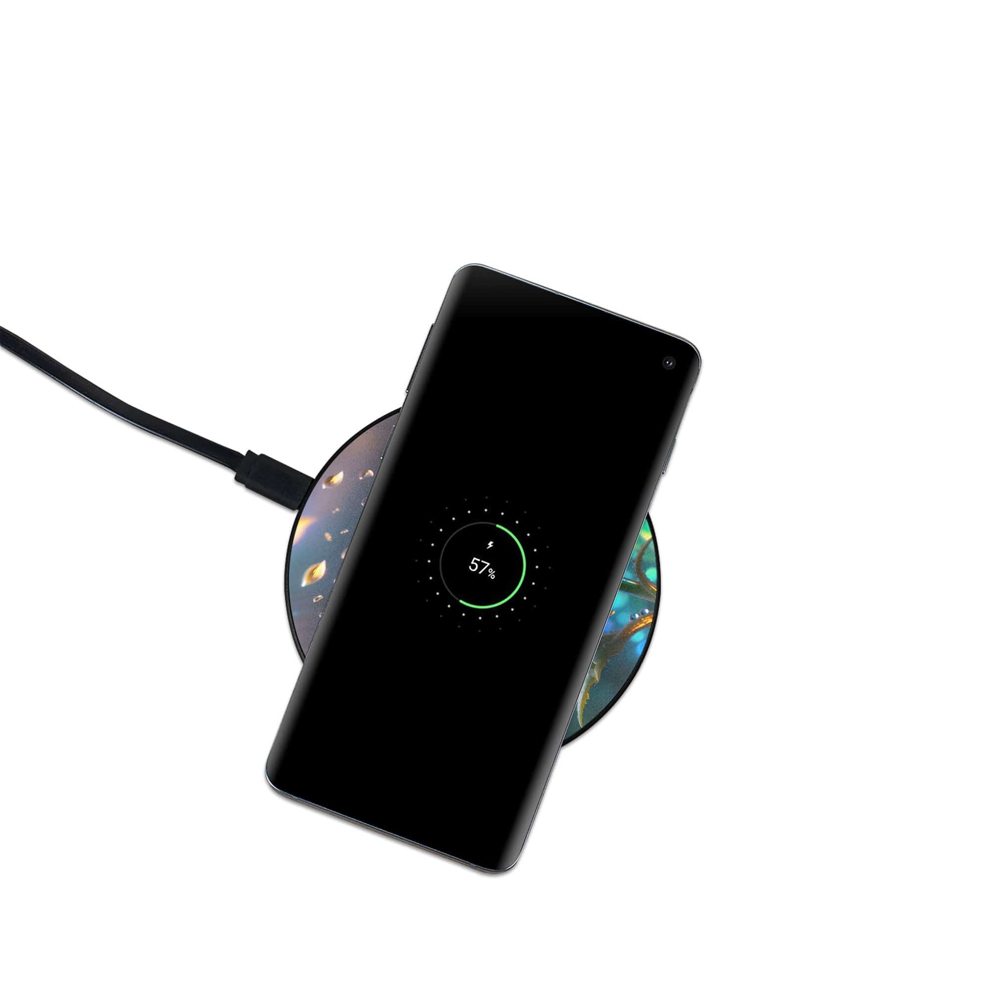 Sunshower | Crystal Flower Sunflower Wireless Charger in Black