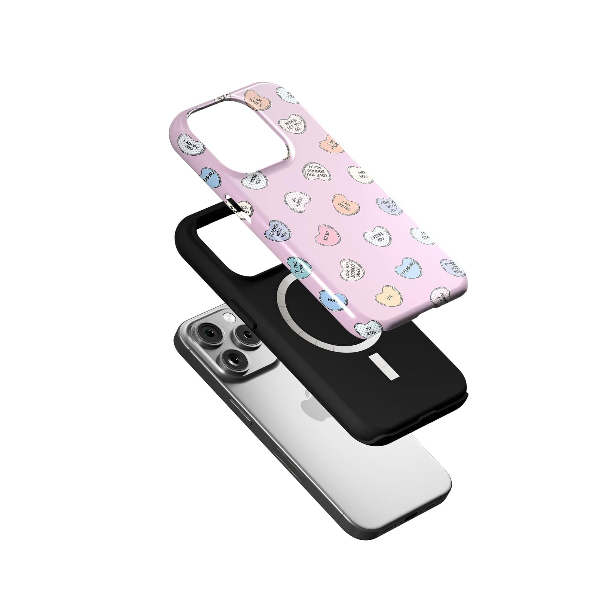 Sweet Nothings | Candy Hearts Case for iPhone 15 Pro