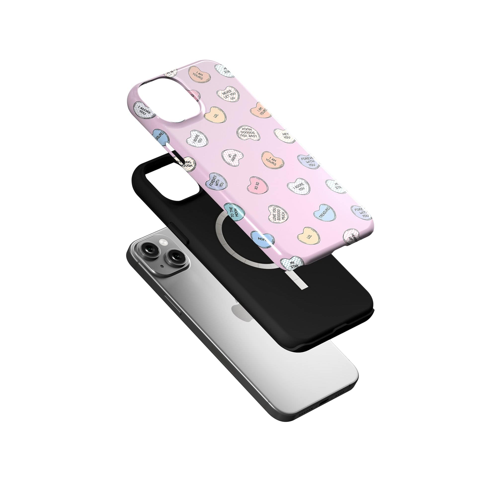 Sweet Nothings | Candy Hearts Case for iPhone 15