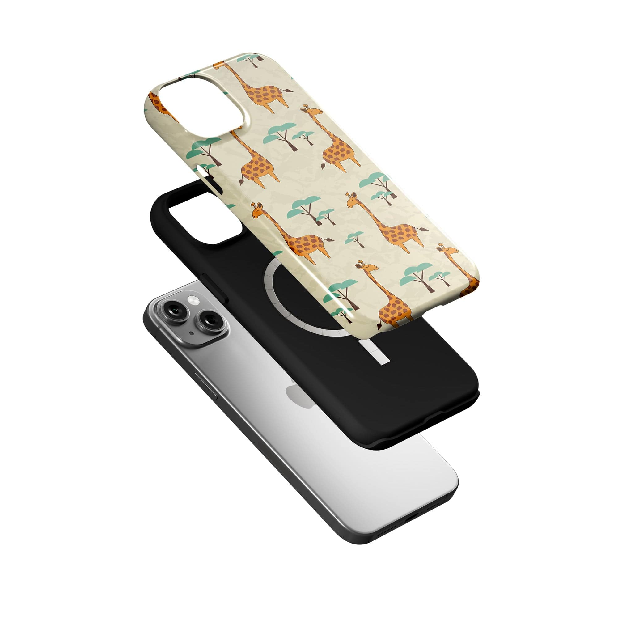 Towering Savannah | Giraffe Case for iPhone 15 Plus