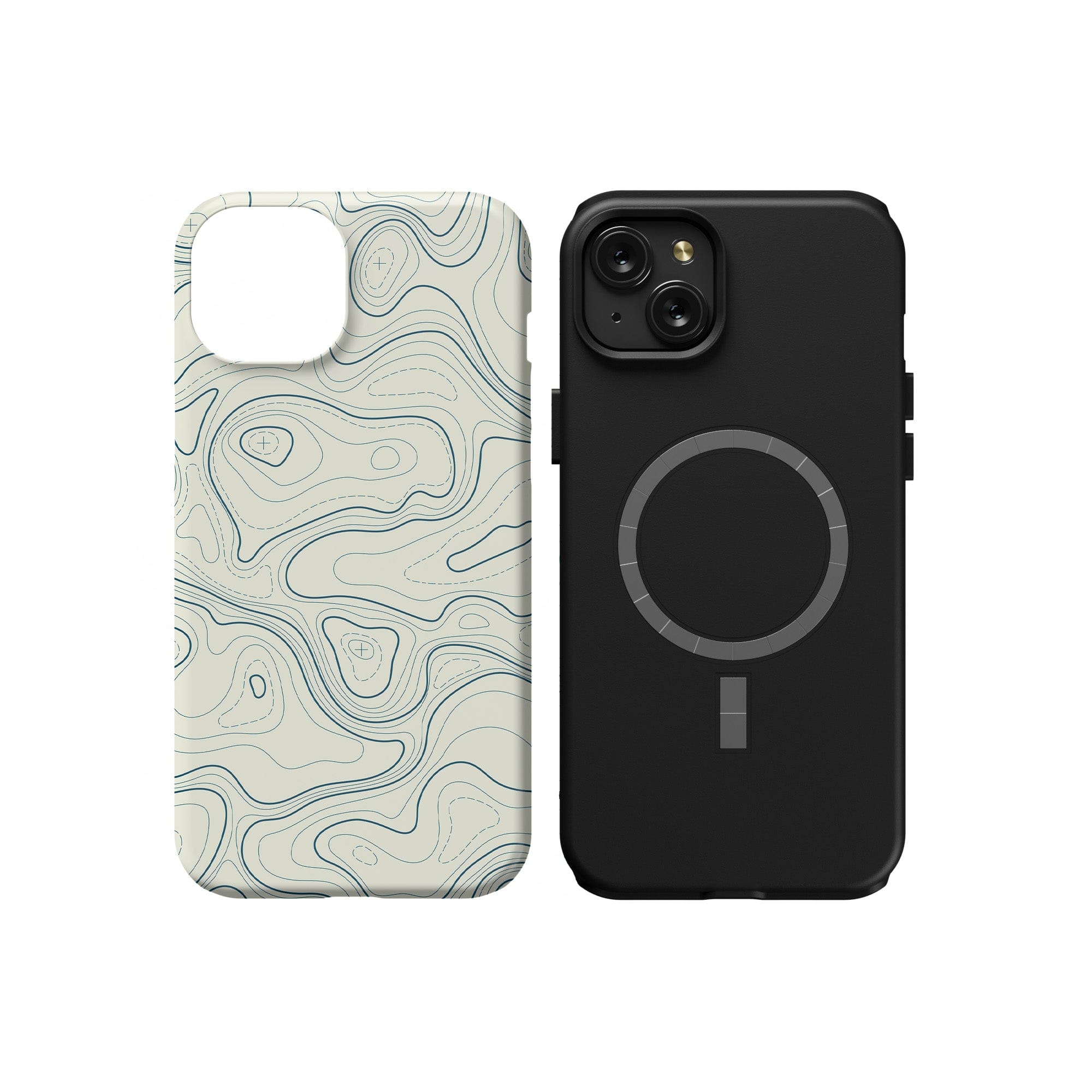 Treasure Island | Abstract Lines Pattern Case for iPhone 15 Plus