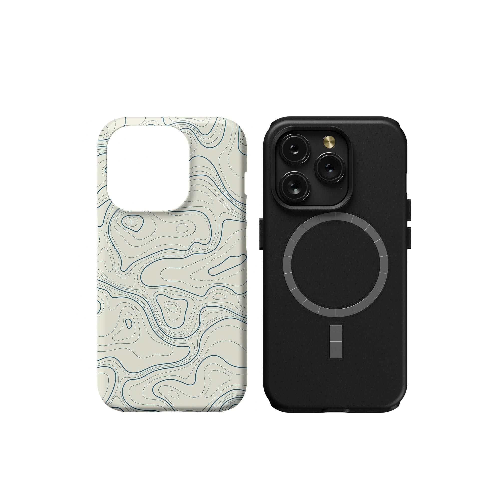 Treasure Island | Abstract Lines Pattern Case for iPhone 15 Pro