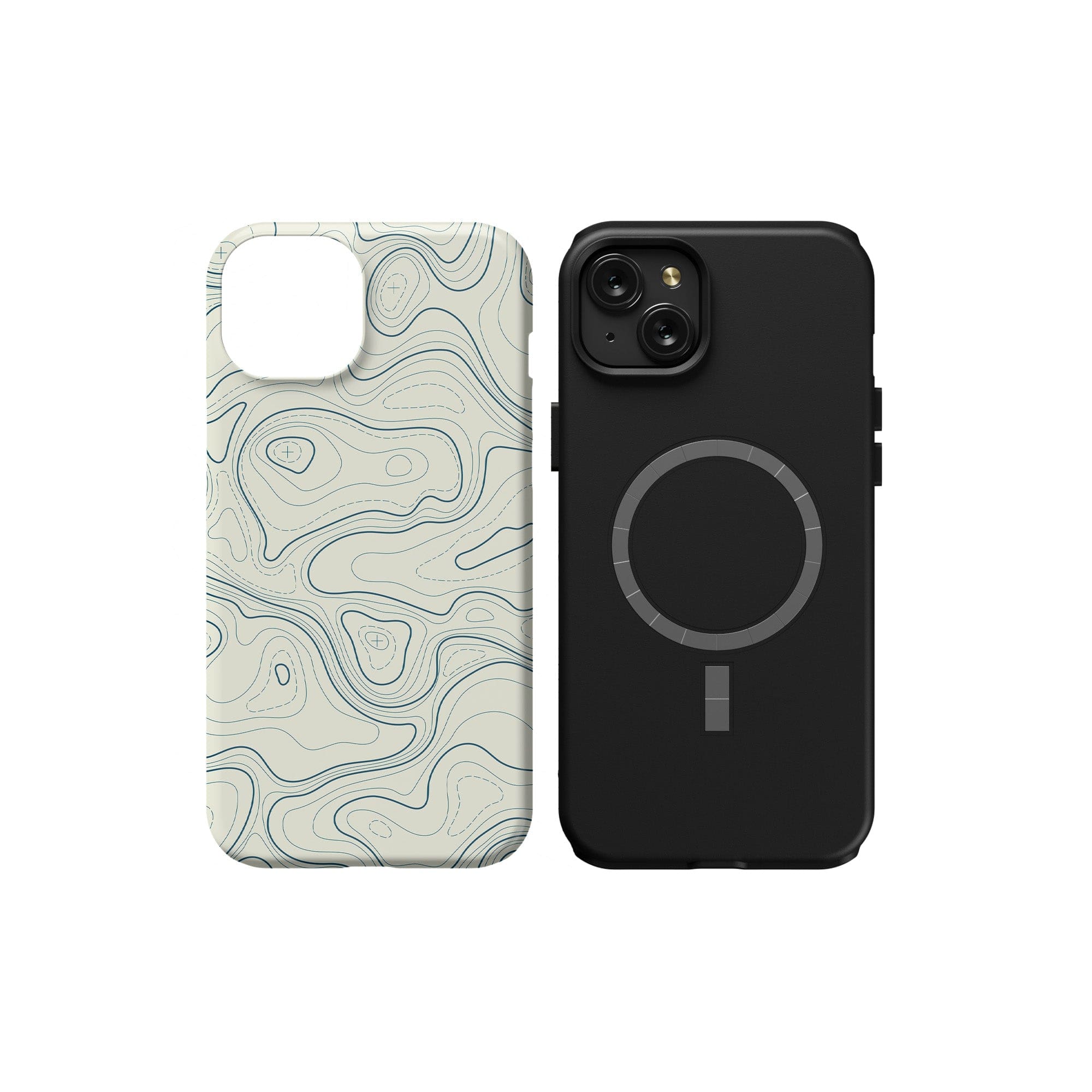 Treasure Island | Abstract Lines Pattern Case for iPhone 15