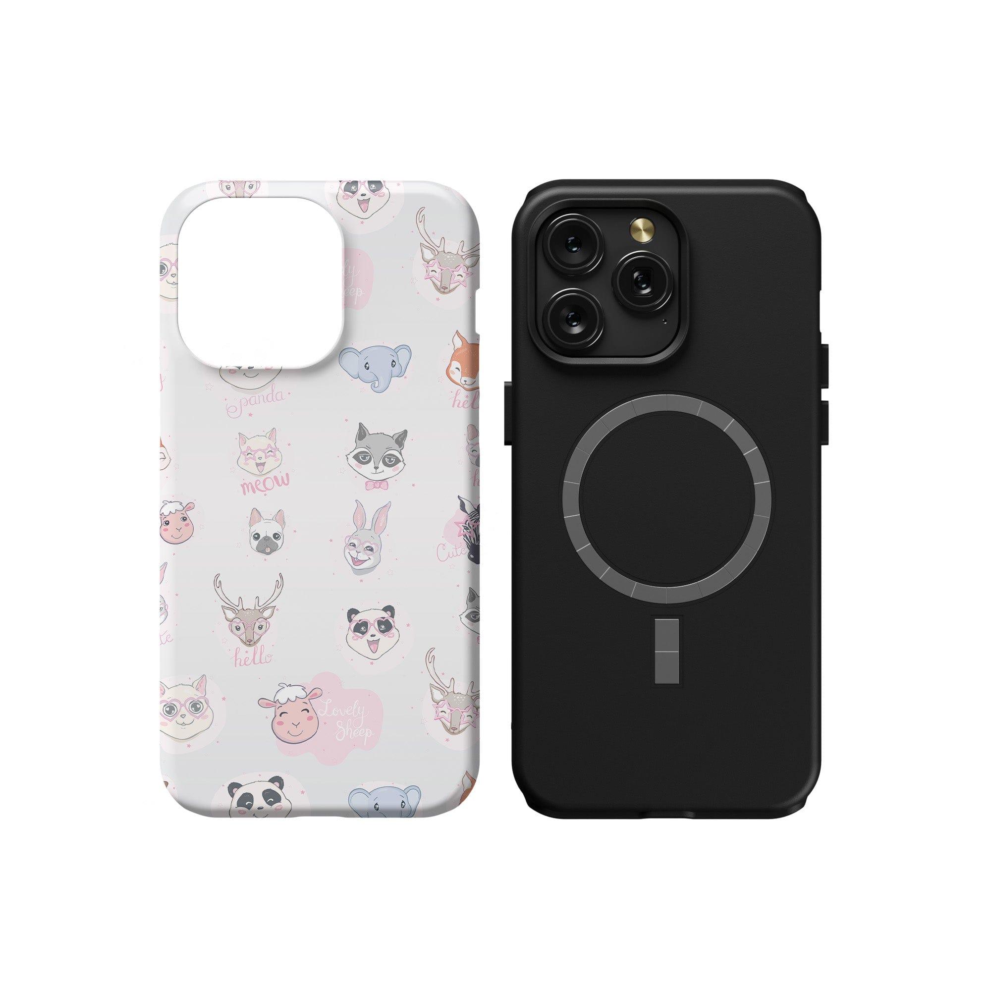 Wild Thoughts | Animal Sticker Case for iPhone 15 Pro Max