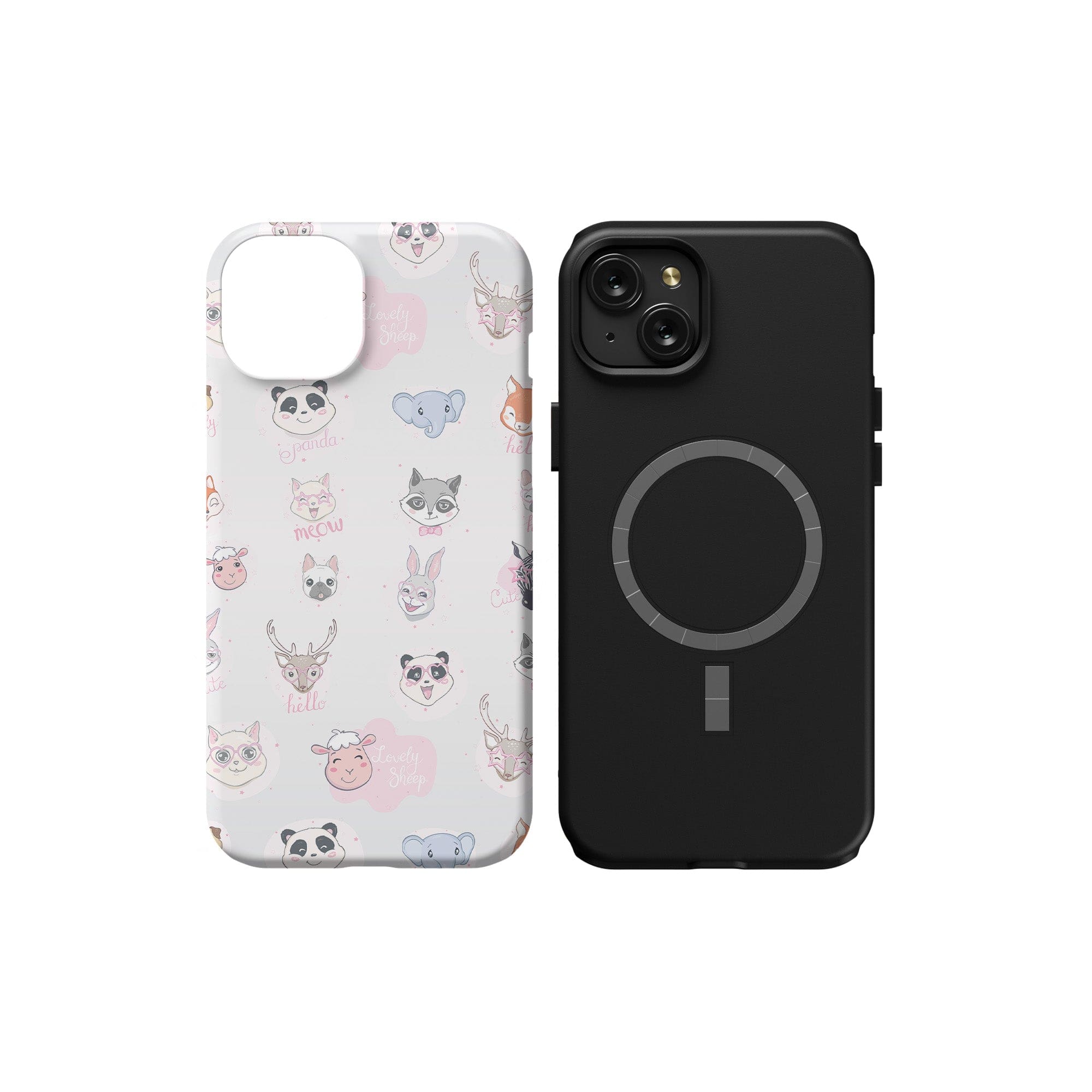 Wild Thoughts | Animal Sticker Case for iPhone 15