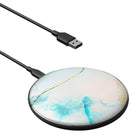 24K Magic | Marble Wireless Charging Pad in Black