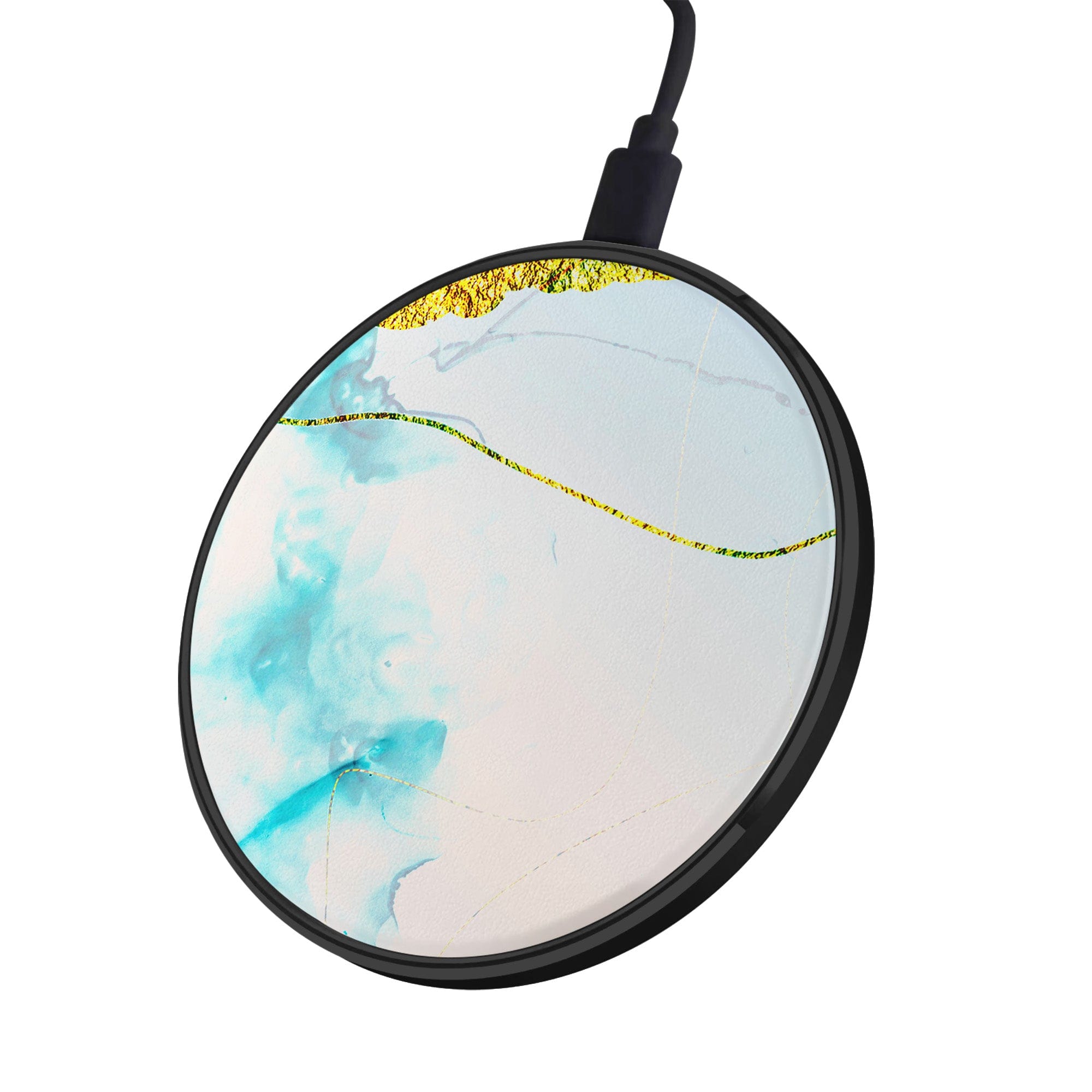 24K Magic | Marble Wireless Charging Pad in Black