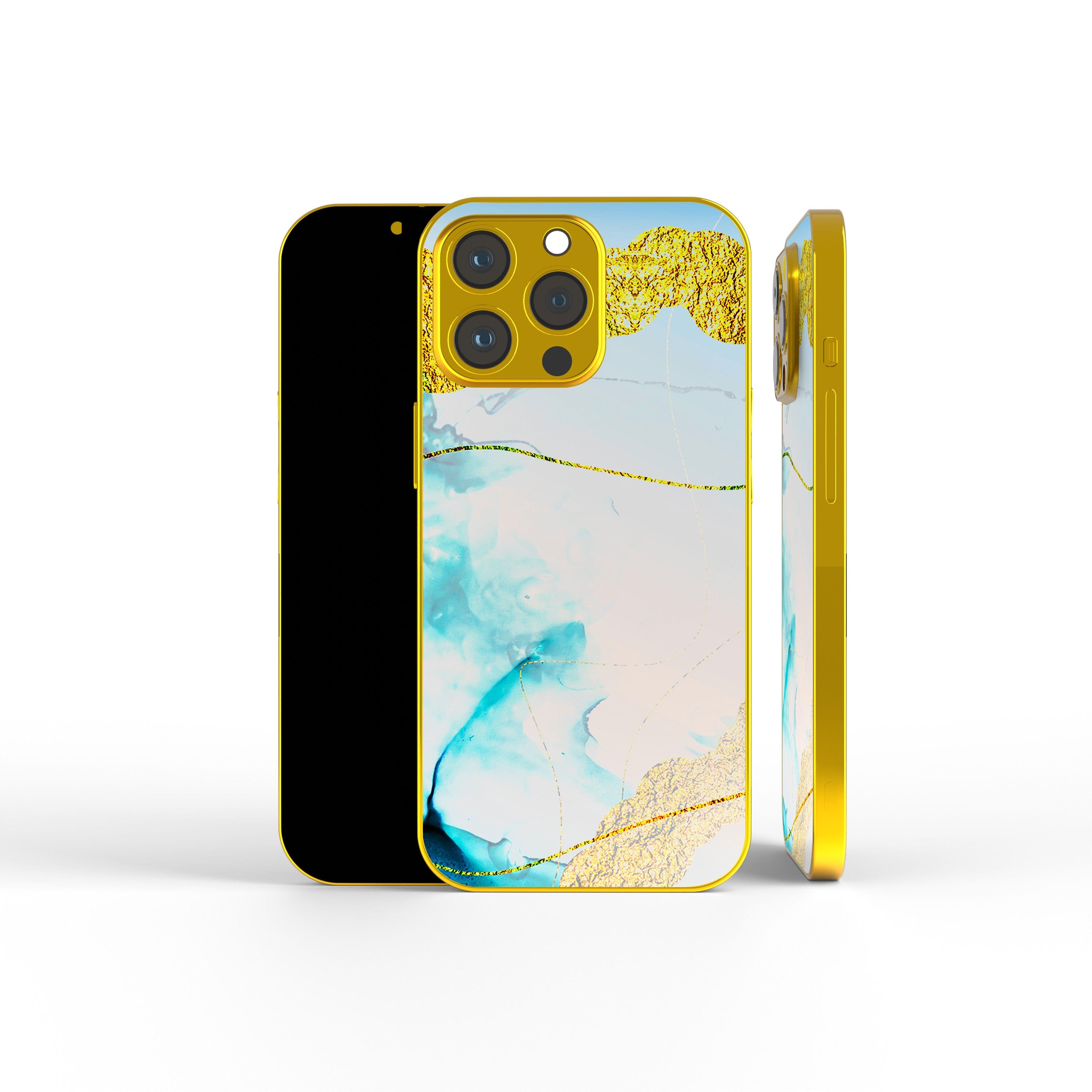 24K Magic | Marble Precious Metals Case in Gold