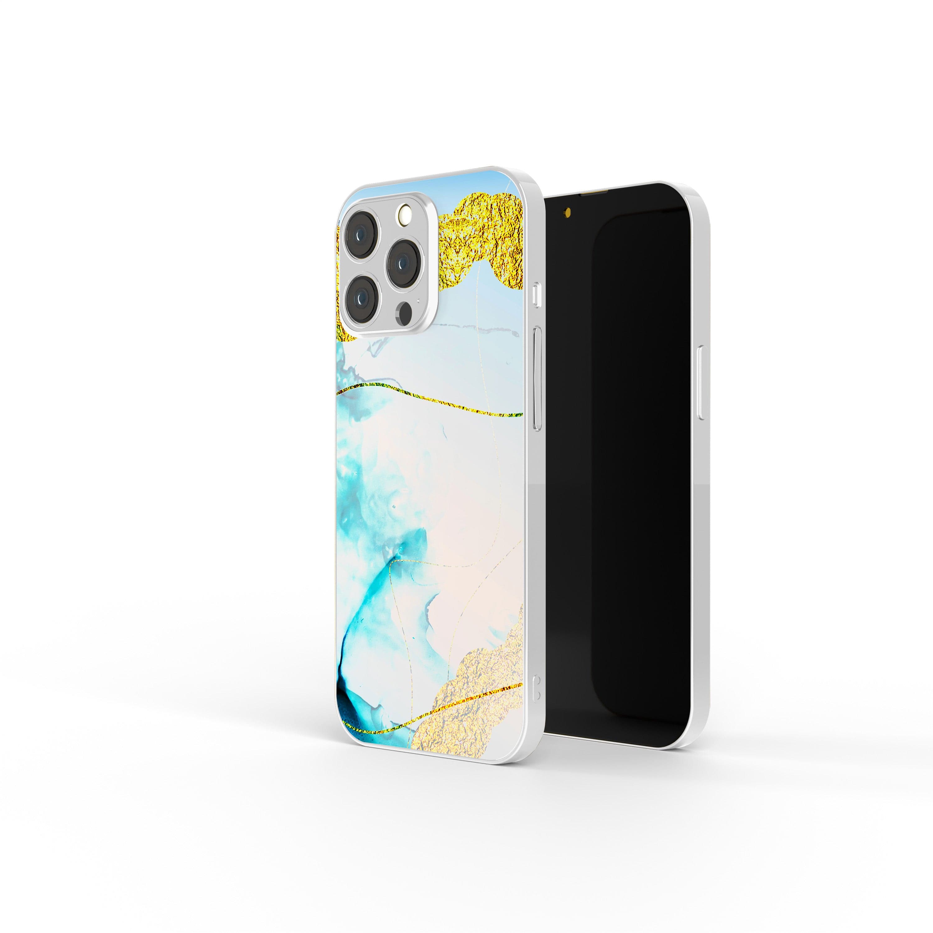 24K Magic | Marble Precious Metals Case in Silver