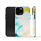 24K Magic | Marble Case Tough for iPhone 13 Pro