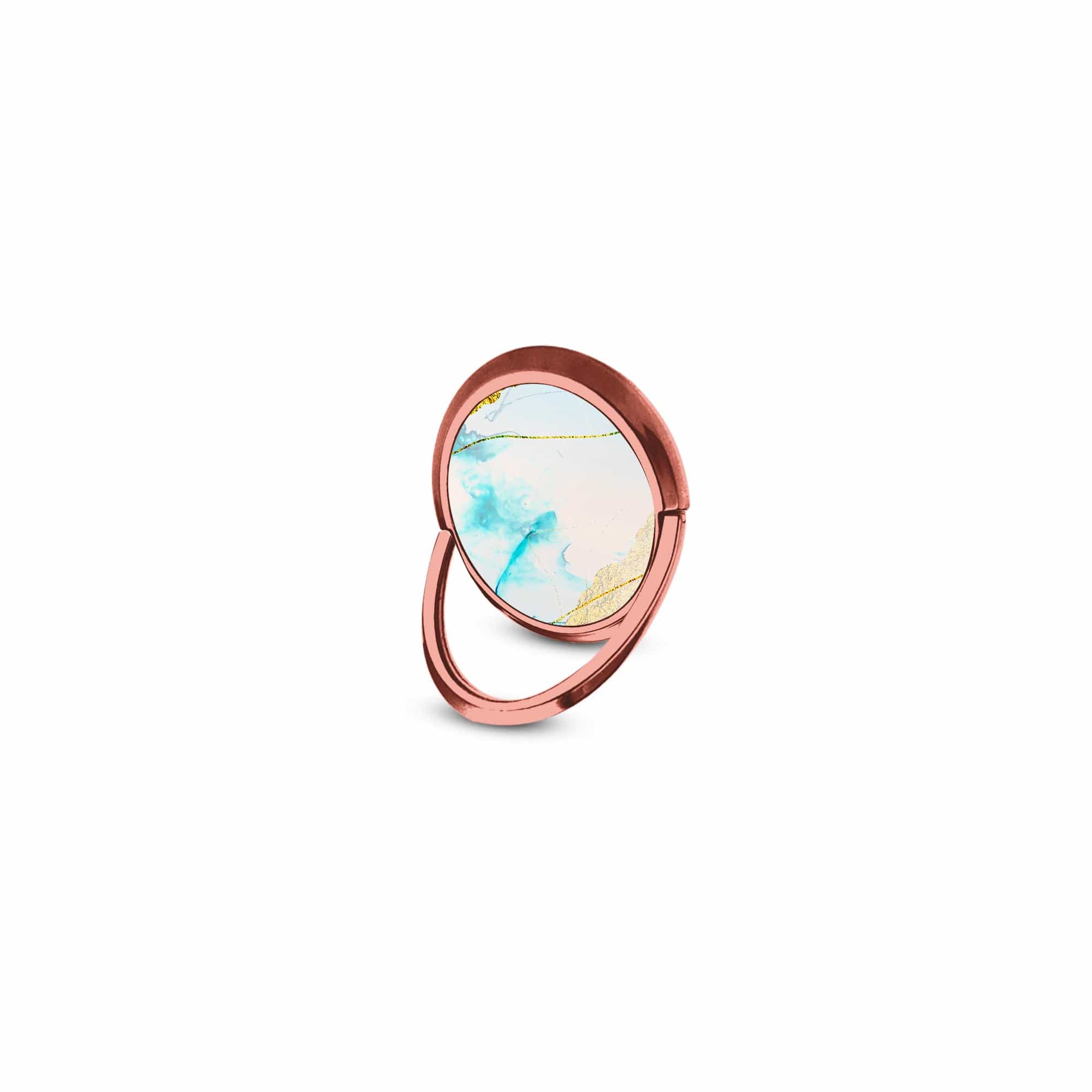 24K Magic | Marble Ring Holder in Rose Gold