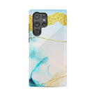 24K Magic | Marble Samsung Case Tough for Galaxy S22 Ultra