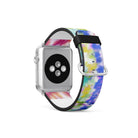 Against The Wall | Tie Dye Apple Watch Band for 38/40/41 mm Watch in Silver