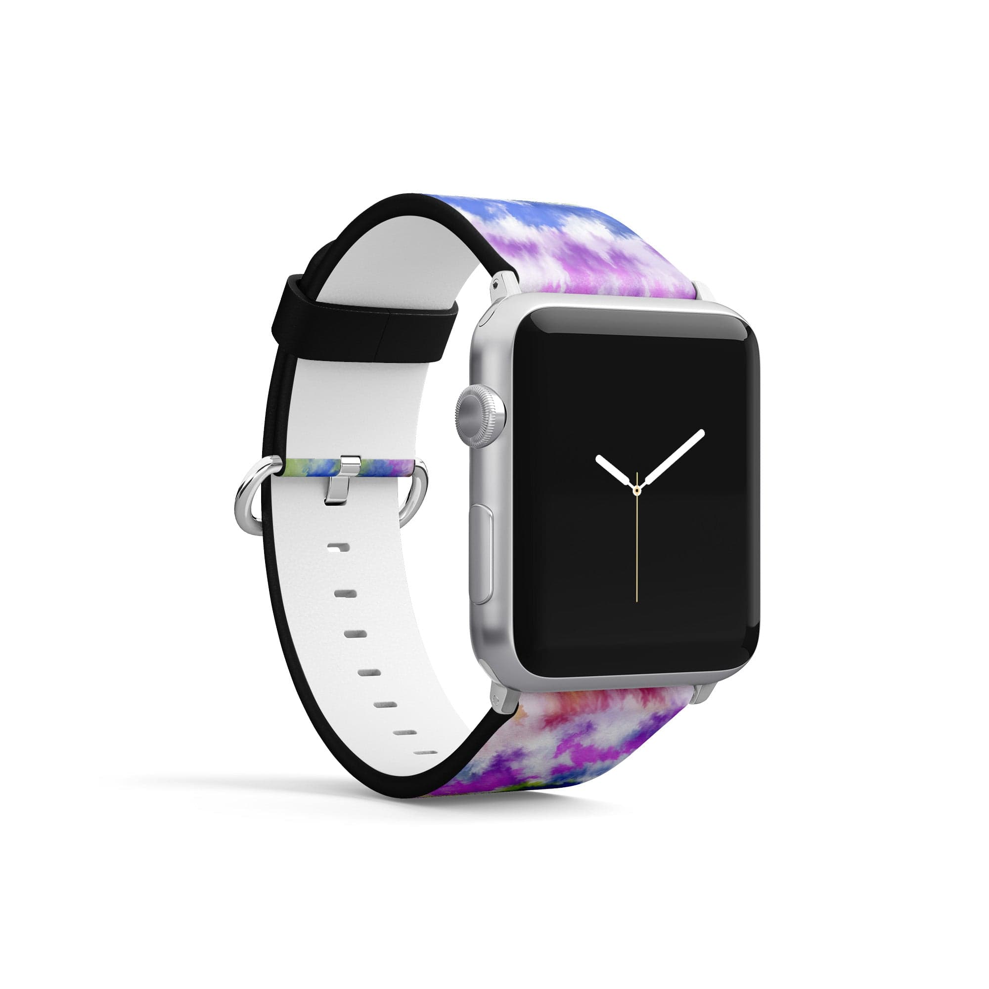 Against The Wall | Tie Dye Apple Watch Band for 38/40/41 mm Watch in Silver