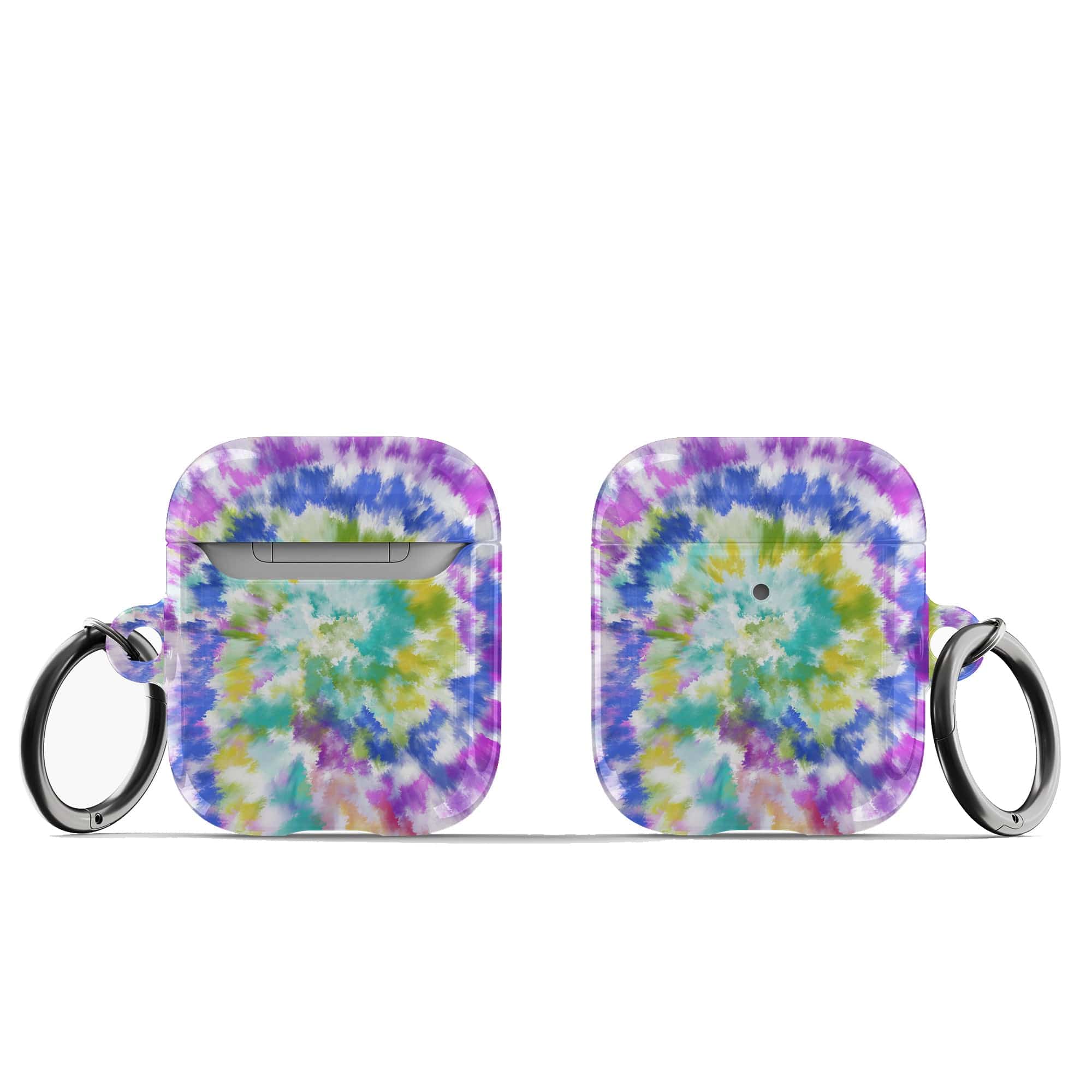 Against The Wall | Tie Dye Apple AirPods Case for AirPods 1&2 Black