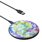 Against The Wall | Tie Dye Wireless Charging Pad in Black