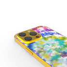 Against the Wall | Tie Dye Precious Metals Case in Gold