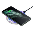 Against The Wall | Tie Dye Wireless Charging Pad in Silver