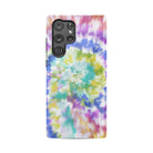 Against the Wall | Tie Dye Samsung Case Tough for Galaxy S22 Ultra