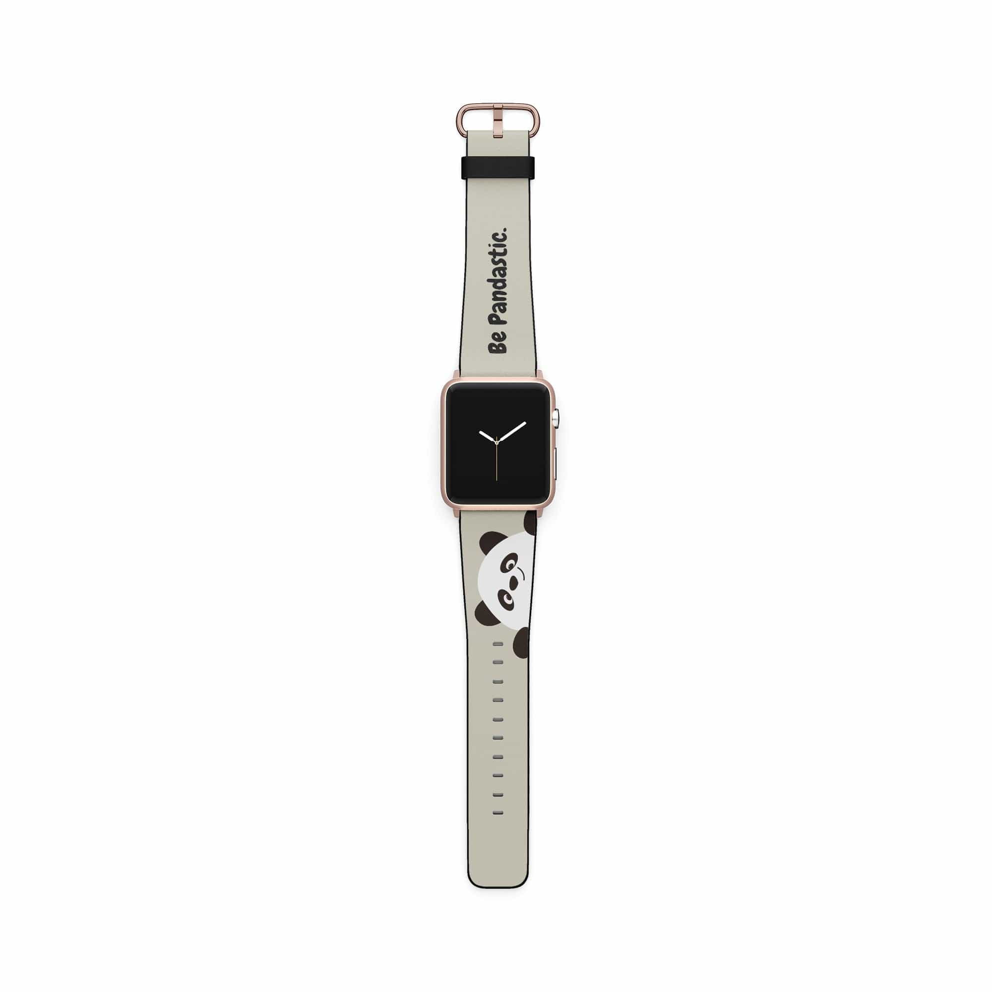 Be Pandatastic | Minimalistic Panda Apple Watch Band for 38/40/41 mm Watch in Rose Gold