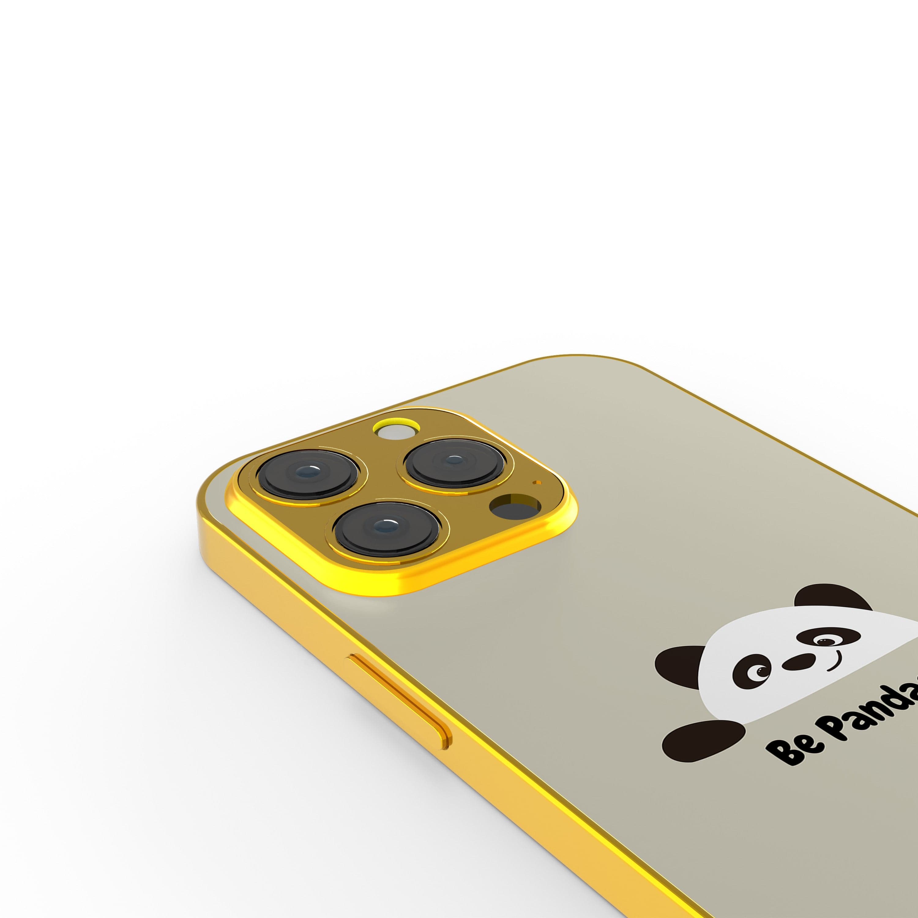 Be Pandatastic | Minimalistic Panda Precious Metals Case in Gold