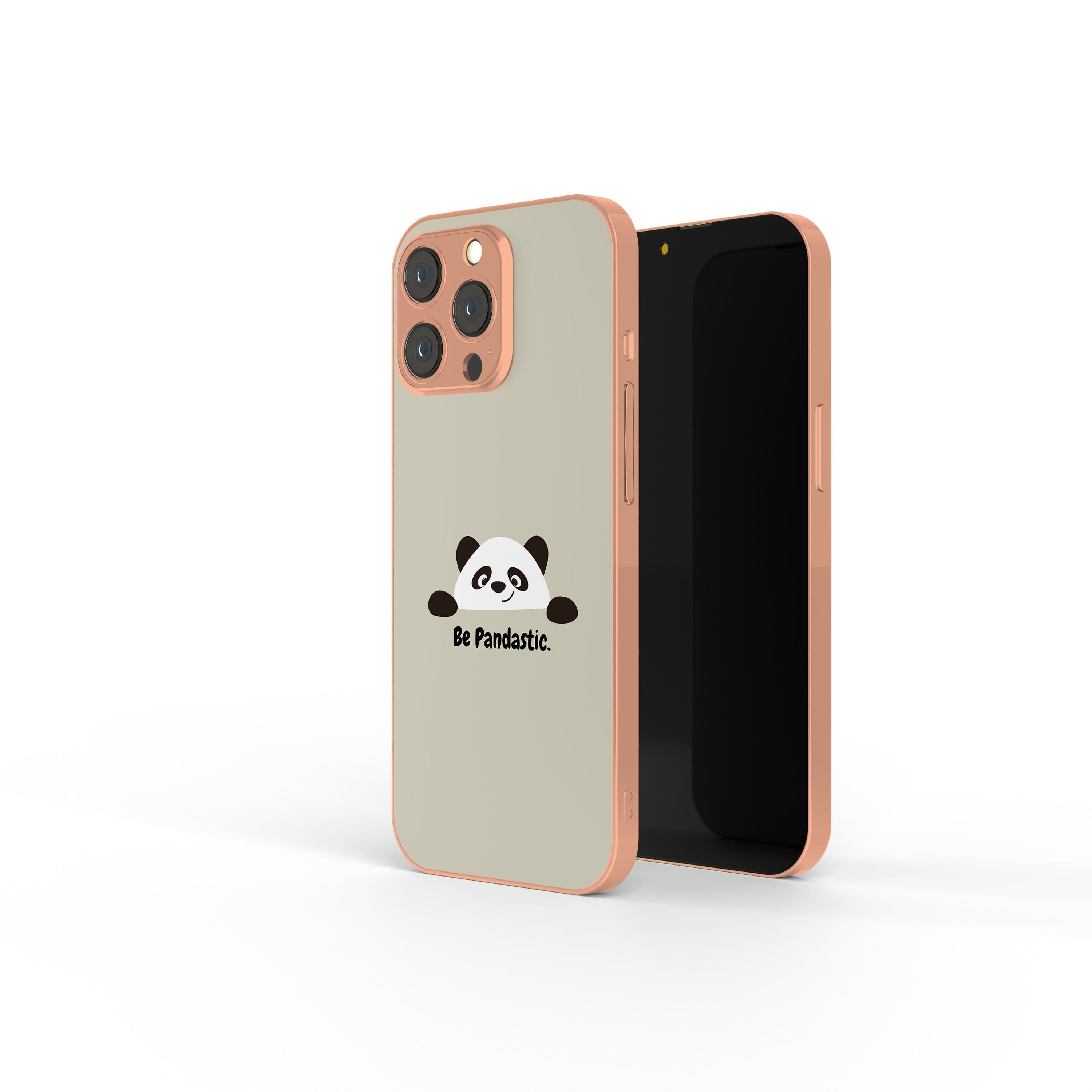 Be Pandatastic | Minimalistic Panda Precious Metals Case in Rose Gold