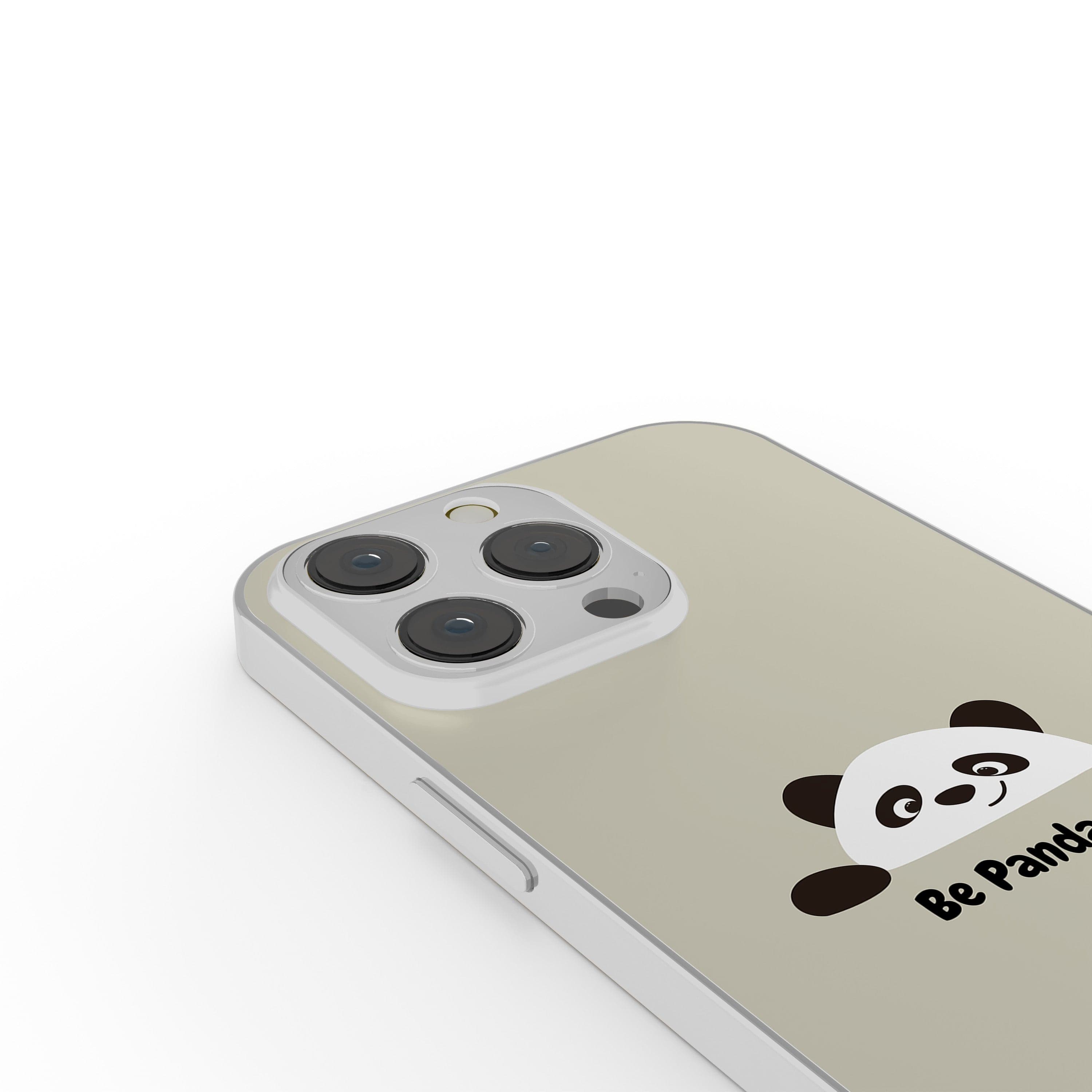 Be Pandatastic | Minimalistic Panda Precious Metals Case in Silver