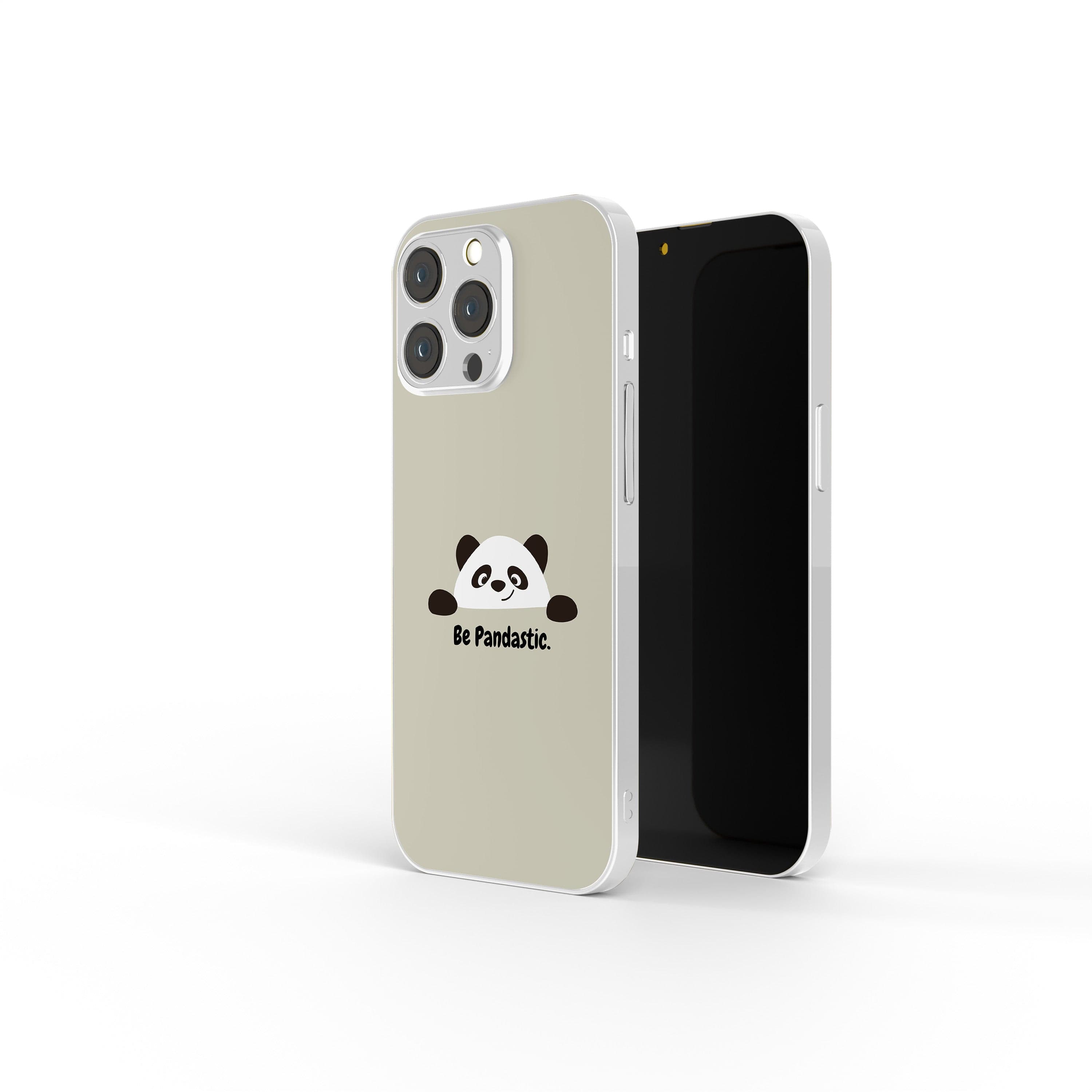 Be Pandatastic | Minimalistic Panda Precious Metals Case in Silver