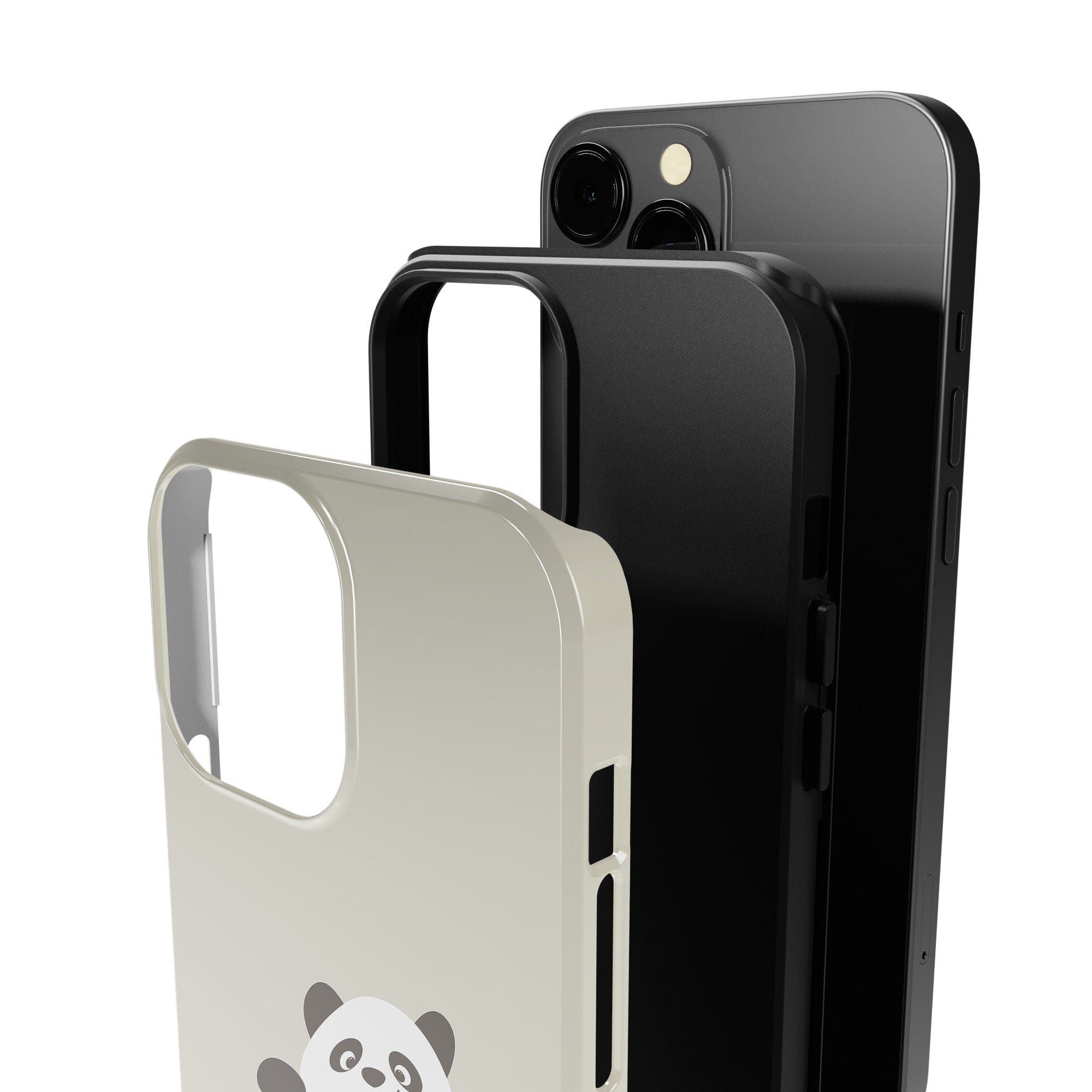 Be Pandatastic | Minimalistic Panda Case Tough for iPhone 13 Pro