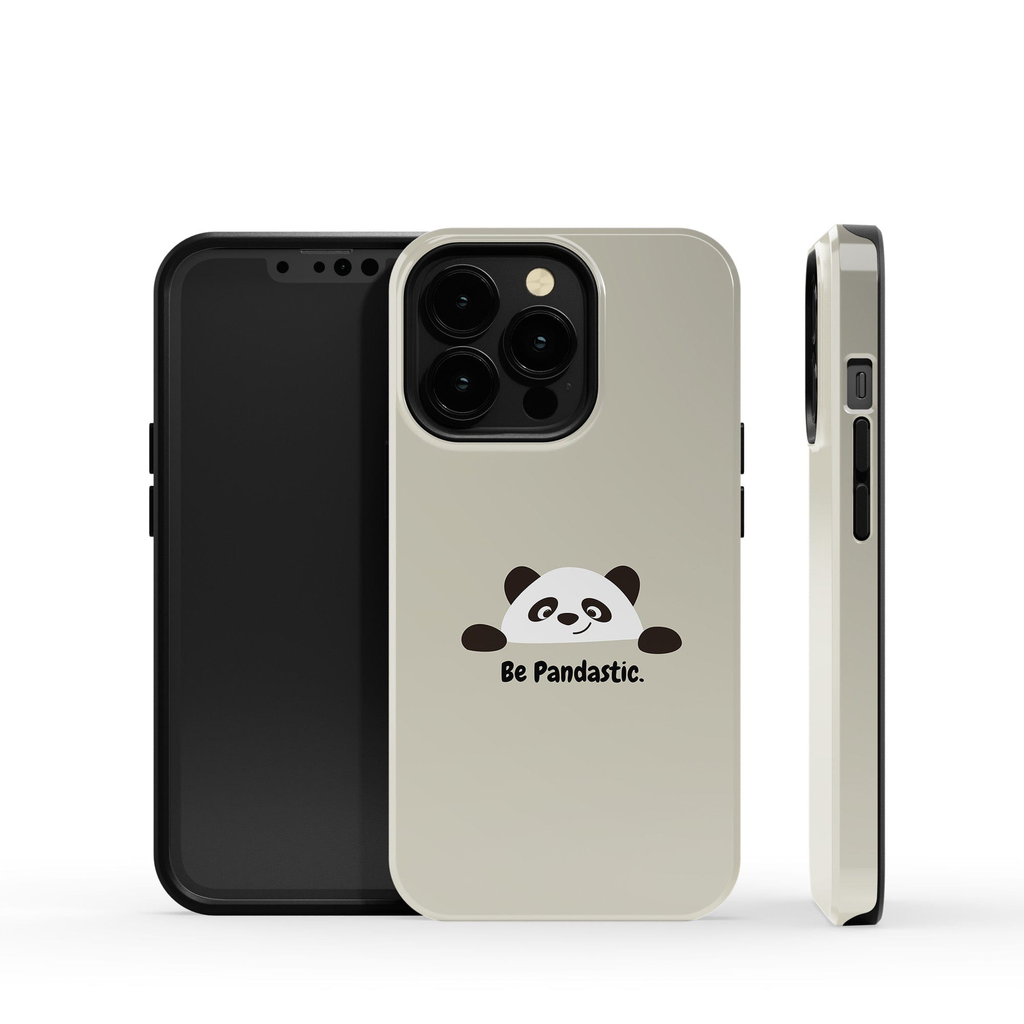 Be Pandatastic | Minimalistic Panda Case Clear for iPhone 13 Mini