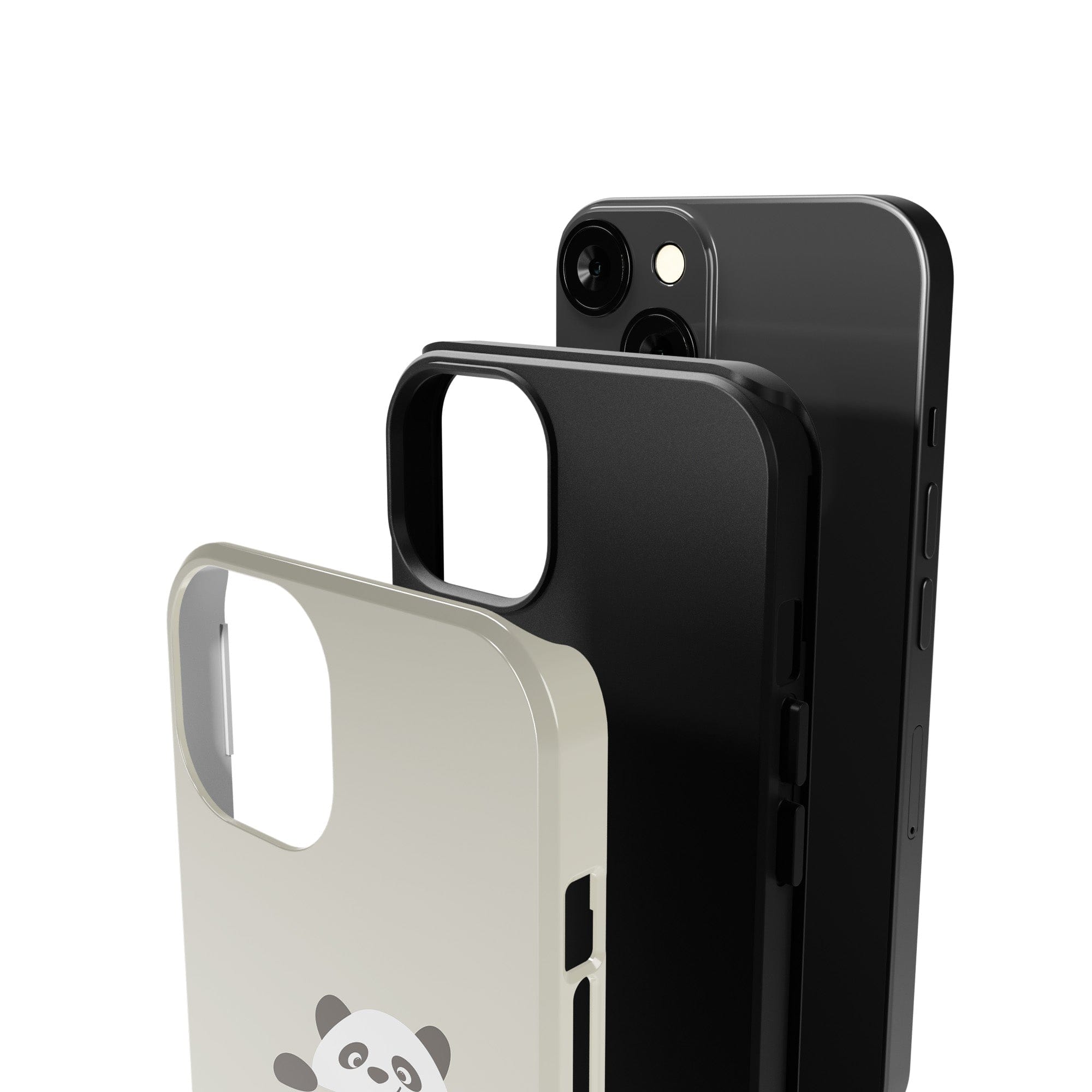 Be Pandatastic | Minimalistic Panda Case Clear for iPhone 12