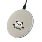 Be Pandatastic | Minimalistic Panda Wireless Charging Pad in Silver