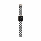 Cross Checkers | Diagonal Plaid Apple Watch Band for 38/40/41 mm Watch in Gold