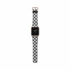 Cross Checkers | Diagonal Plaid Apple Watch Band for 38/40/41 mm Watch in Rose Gold