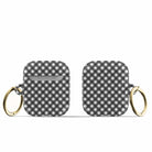 Cross Checkers | Diagonal Plaid Apple AirPods Case for AirPods 1&2 Gold