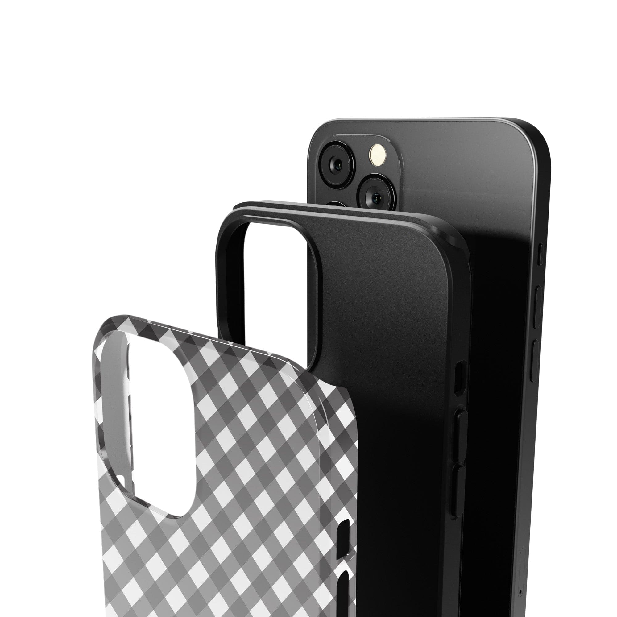 Cross Checkers | Diagonal Plaid Case Slim for iPhone 7/8