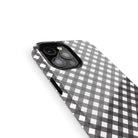 Cross Checkers | Diagonal Plaid Case Tough for iPhone 7/8