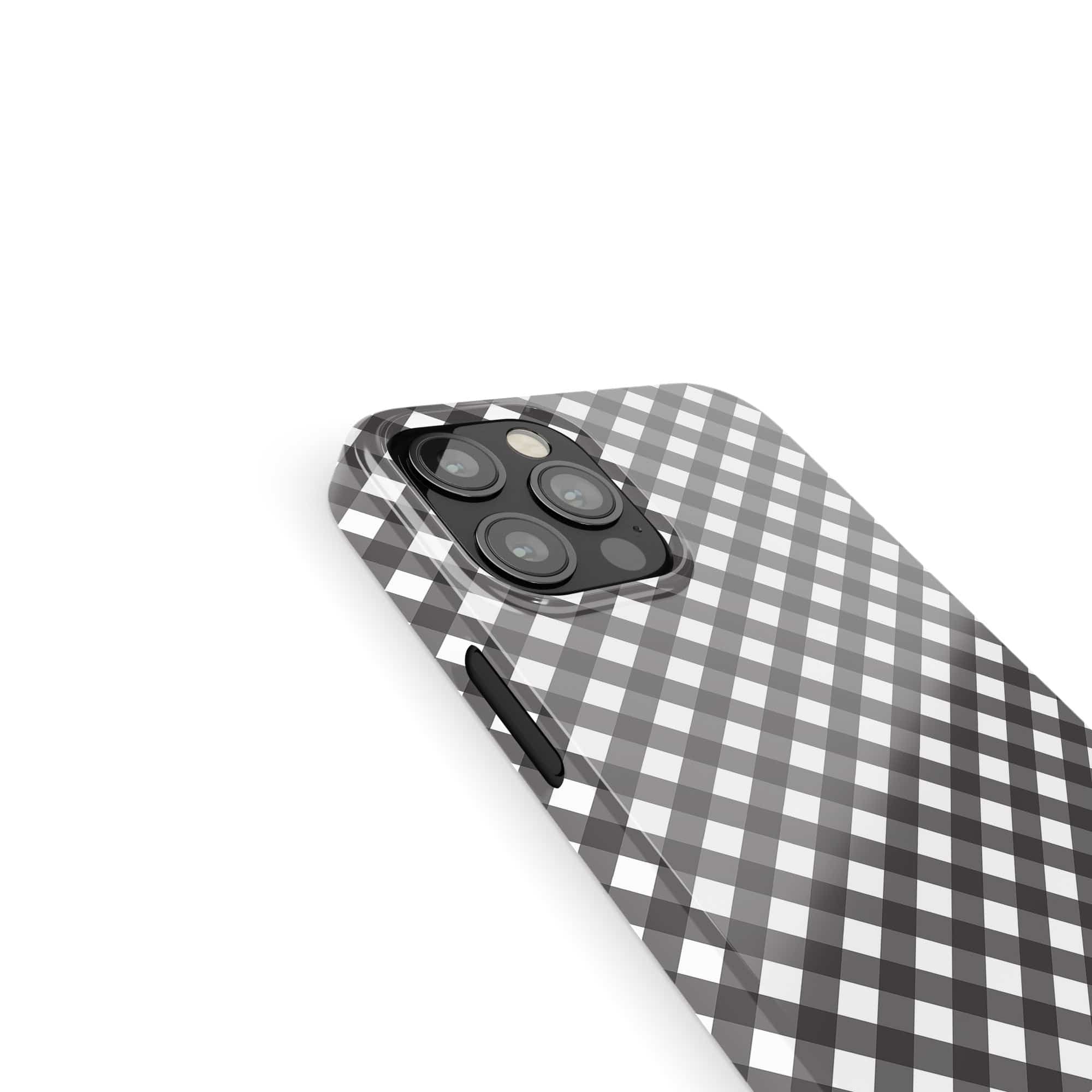 Cross Checkers | Diagonal Plaid Case Slim for iPhone 6/6S Plus