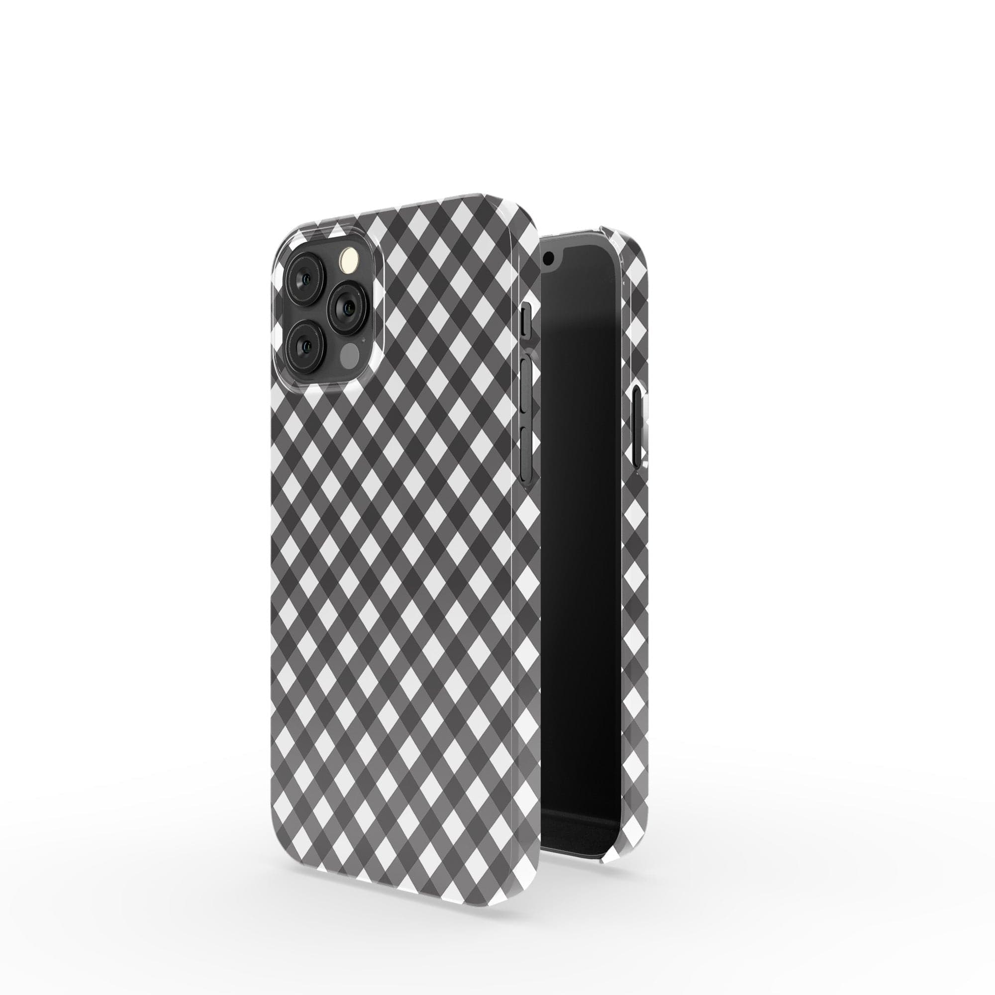 Cross Checkers | Diagonal Plaid Case Tough for iPhone 6/6S Plus