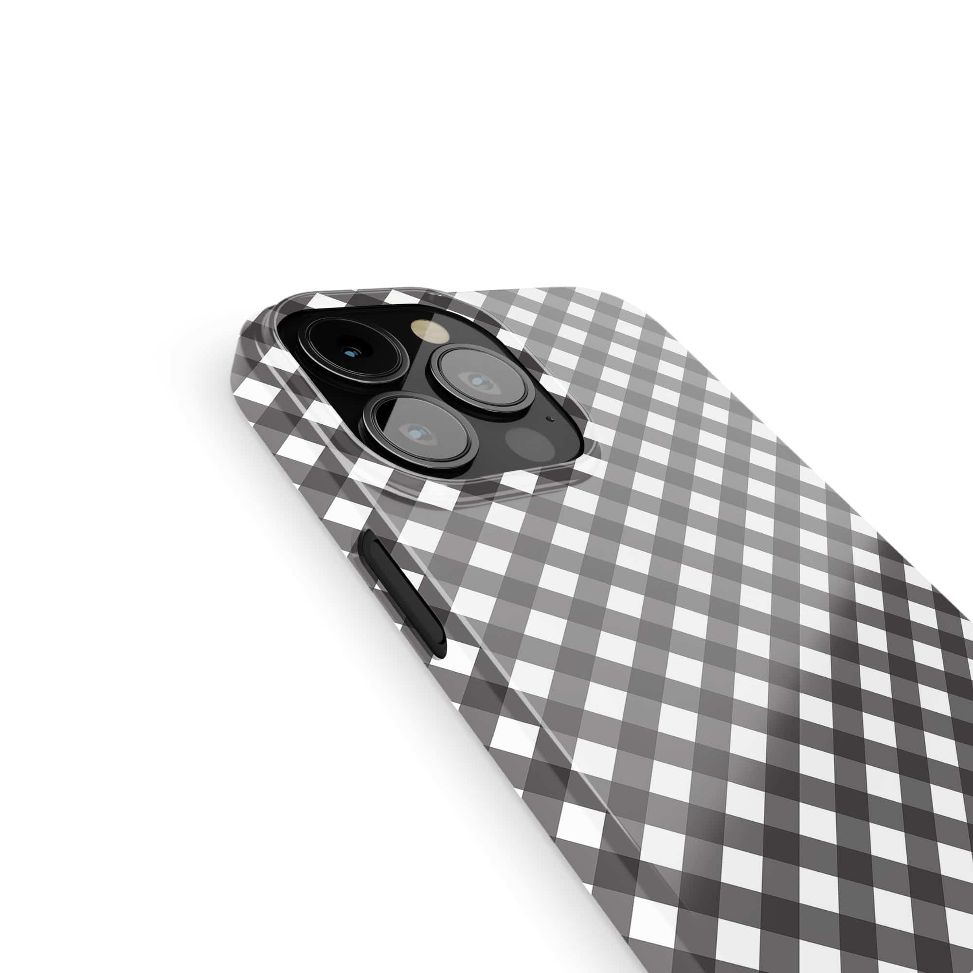 Cross Checkers | Diagonal Plaid Case Tough for iPhone 13 Pro Max