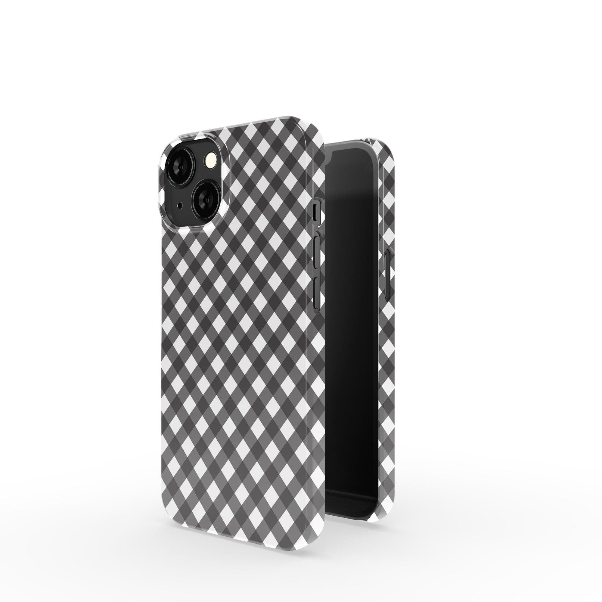 Cross Checkers | Diagonal Plaid Case Slim for iPhone 11 Pro Max