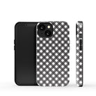 Cross Checkers | Diagonal Plaid Case Tough for iPhone 11 Pro Max