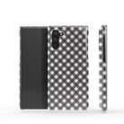 Cross Checkers | Diagonal Plaid Samsung Case Slim for Galaxy Note 10 