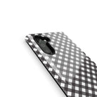 Cross Checkers | Diagonal Plaid Samsung Case Tough for Galaxy Note 10 