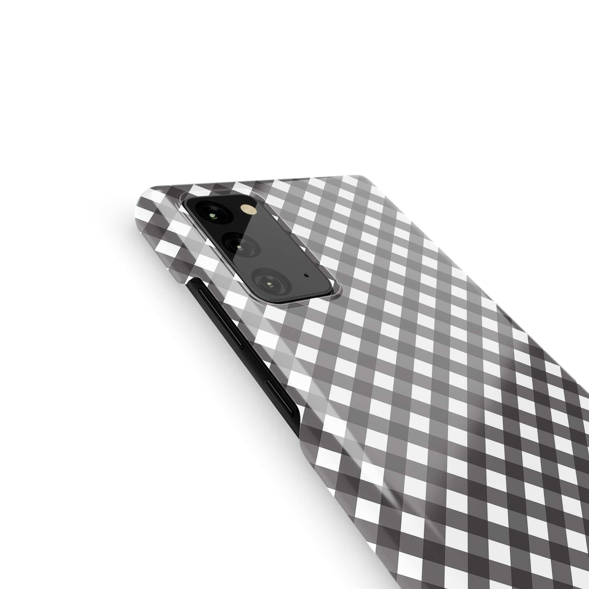 Cross Checkers | Diagonal Plaid Samsung Case Slim for Galaxy Note 20 