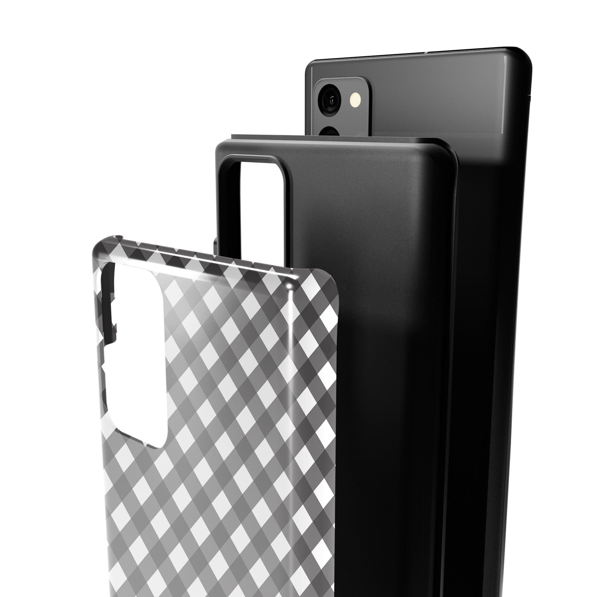 Cross Checkers | Diagonal Plaid Samsung Case Tough for Galaxy Note 20 