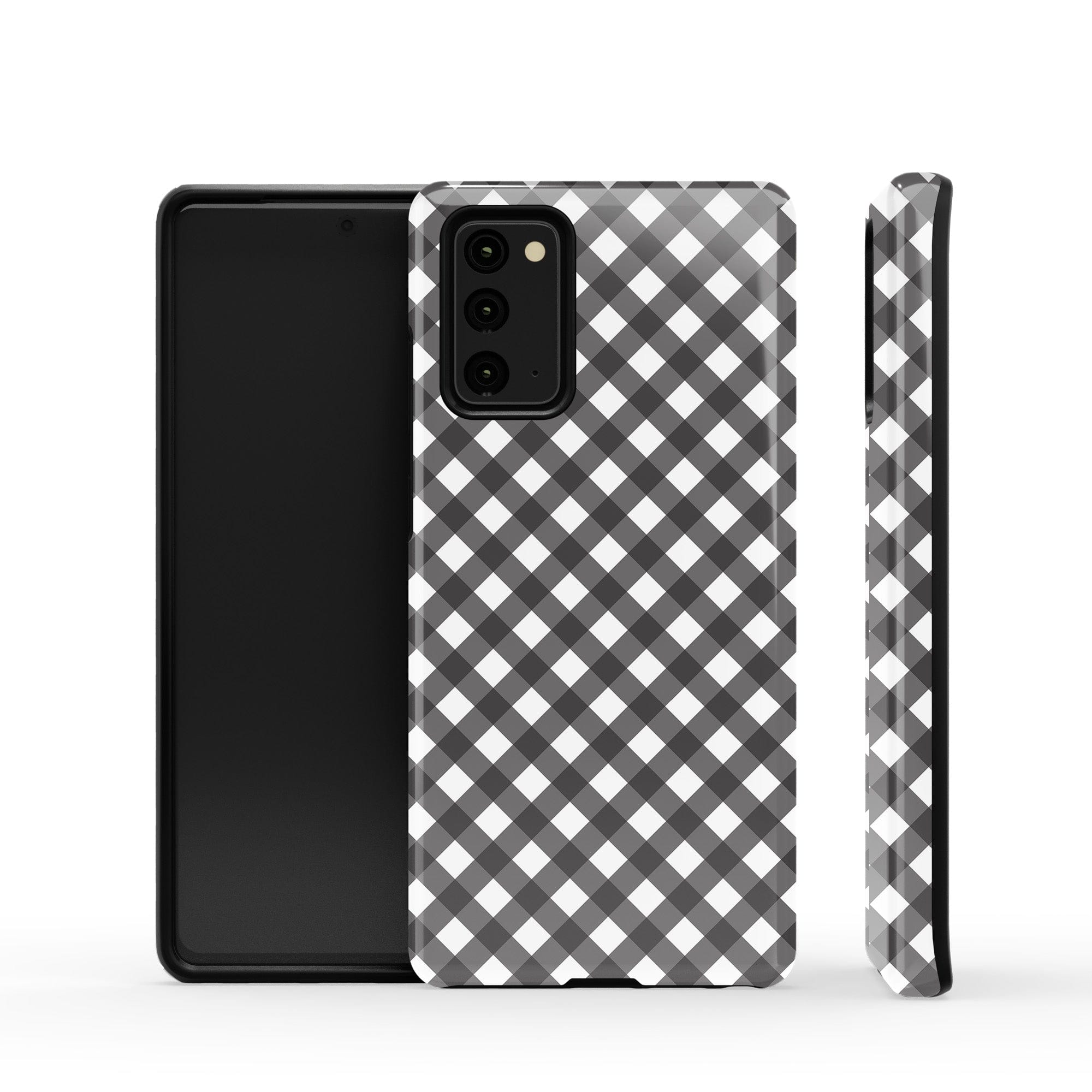 Cross Checkers | Diagonal Plaid Samsung Case Tough for Galaxy Note 20 